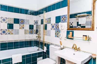 Одноместный номер в санатории «Главные Нарзанные Ванны» в г. Кисловодске - фотография