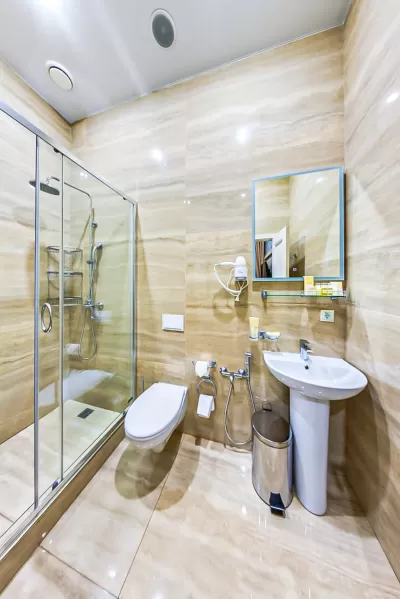 Двухместный номер в санатории «Главные Нарзанные Ванны» в г. Кисловодске - фотография